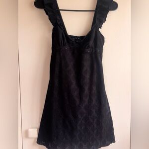 Wild Fable Black Lace Chemise